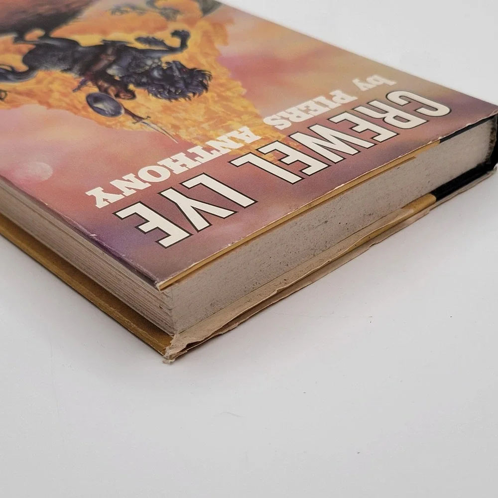 Piers Anthony Crewel Lye Hardcover Book Club Edition Xanth Series 1984 Good